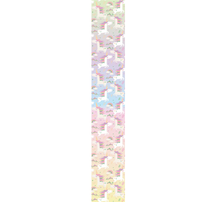 Carta da parati animali sfondo arcobaleno - TenStickers