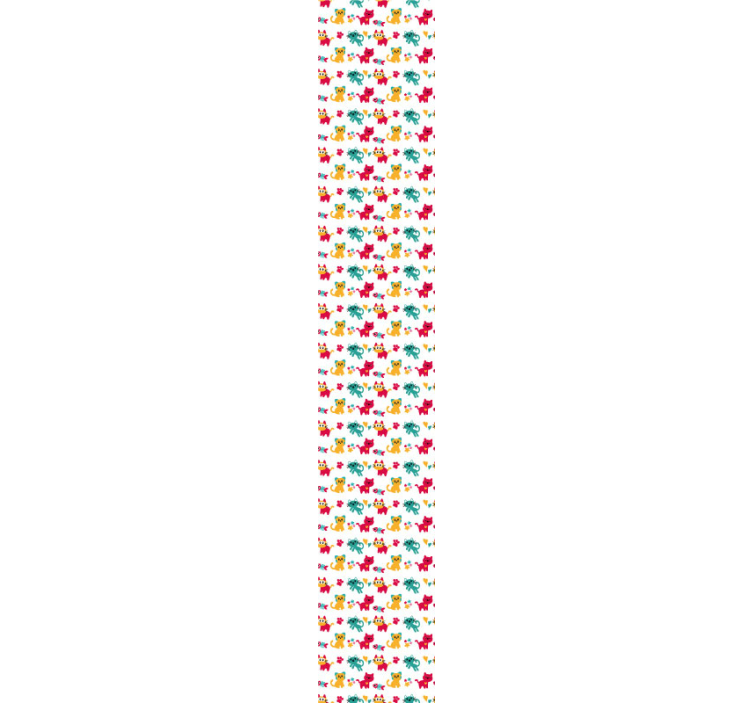 Carta da parati gatti modello originale colorato - TenStickers