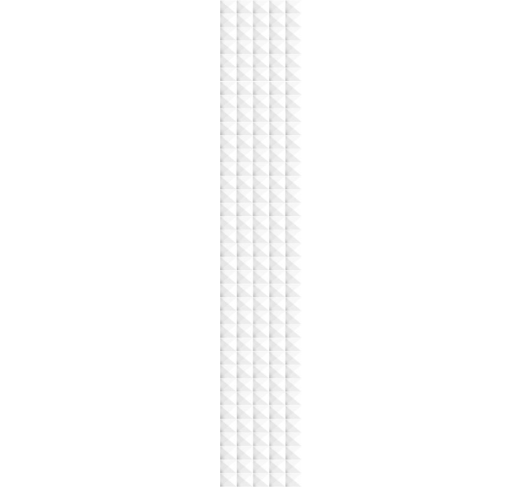 Carta da parati 3D quadrata bianca - TenStickers