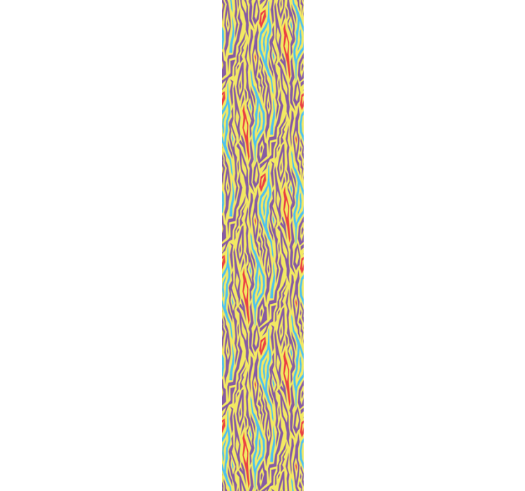 Carta da parati astratta onde colorate - TenStickers