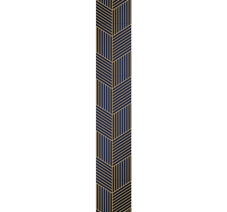 Carta da parati geometrica motivo geometrico angolare - TenStickers