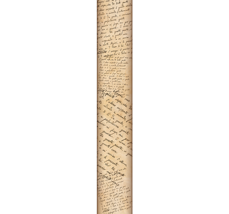 Carta da parati con scritte motivo della scrittura corsiva - TenStickers