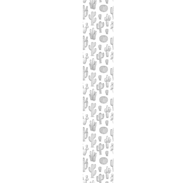 Carta da parati natura modello di cactus - TenStickers