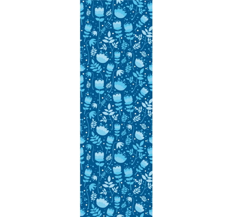 Carta da parati floreale disegno con motivi floreali - TenStickers