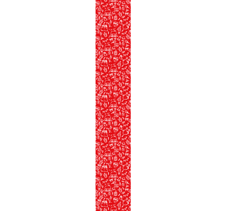 Carta da parati natura motivo floreale rosso - TenStickers