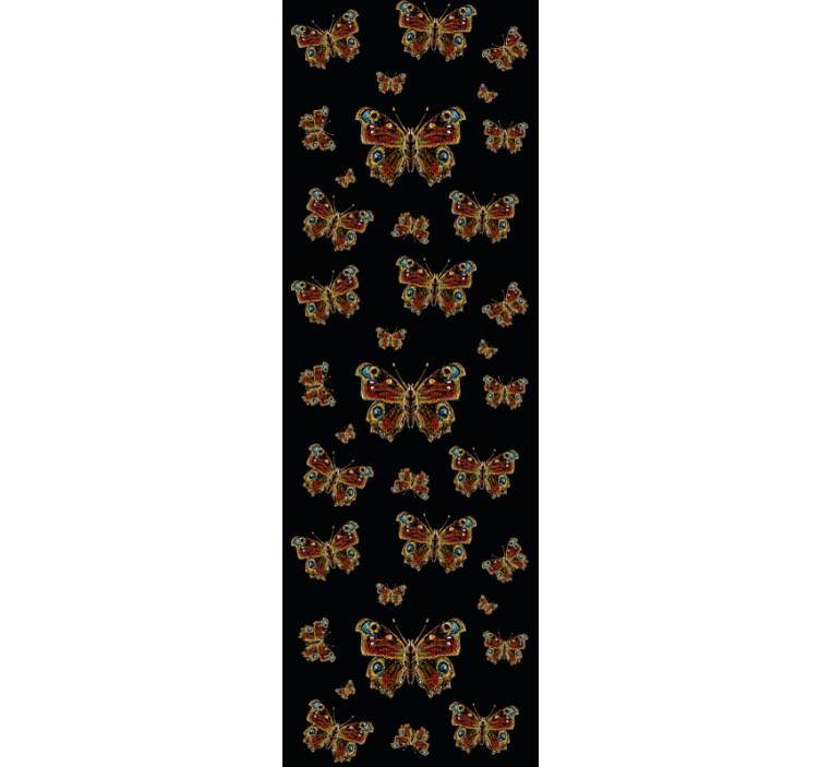 Carta da parati farfalle collezione di farfalle - TenStickers