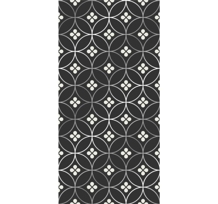 Carta da parati decorativa tassellatura geometrica - TenStickers