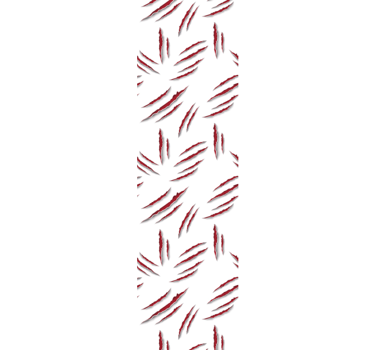 Carta da parati astratta segni astratti di artigli - TenStickers