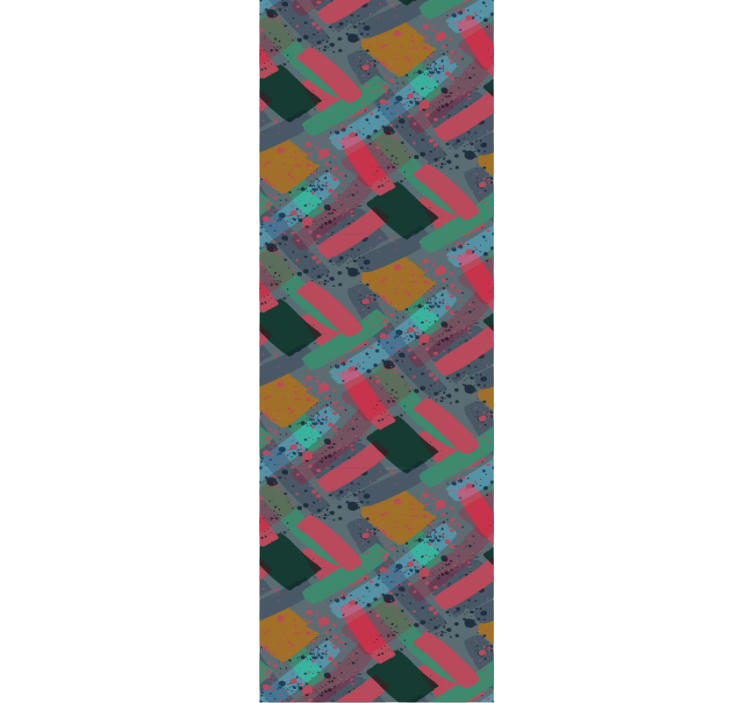 Carta da parati geometrica fusione di motivi geometrici - TenStickers