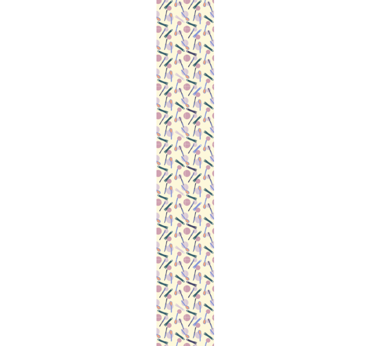 Carta da parati ornamentale motivo elegante dell'utensile - TenStickers