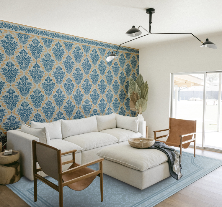 Carta da parati barocco design elegante e fiorito - TenStickers