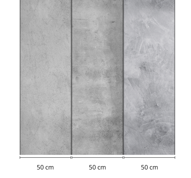 Carta da parati effetto cemento muro di cemento strutturato - TenStickers