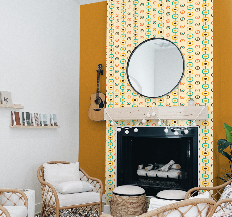 Carta per parati con stile geometrico - TenStickers