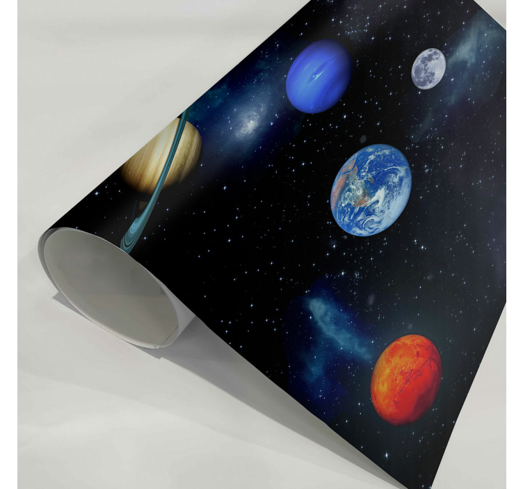 Carta da parati stelle cosmo spazio pianeti - TenStickers