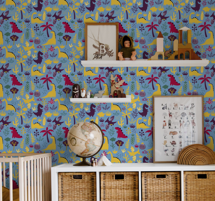 Carta da parati animali fauna dei dinosauri - TenStickers