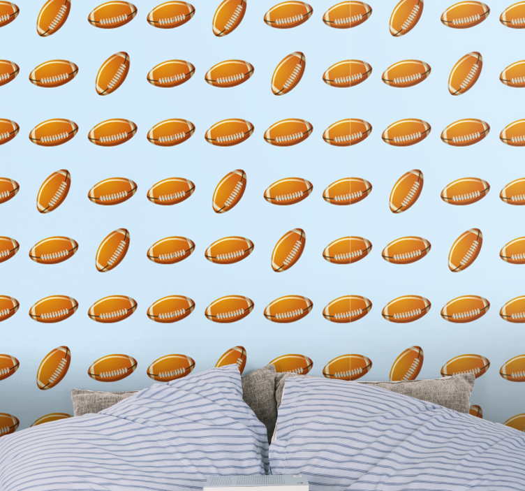 Carta da parati personalizzata frenesia calcistica - TenStickers