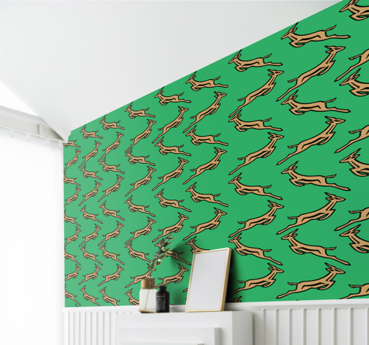 Carta da parati animali gazzelle in corsa - TenStickers