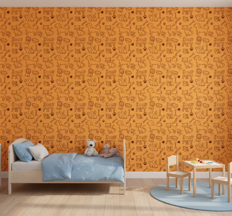 Carta da parati animali i miei animali - TenStickers