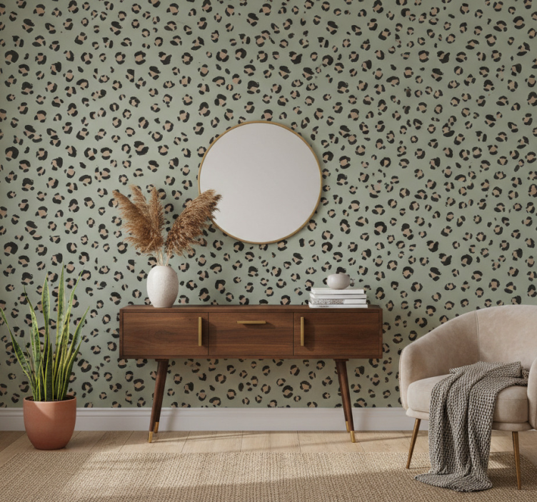 Carta da parati animali pelle di leopardo - TenStickers
