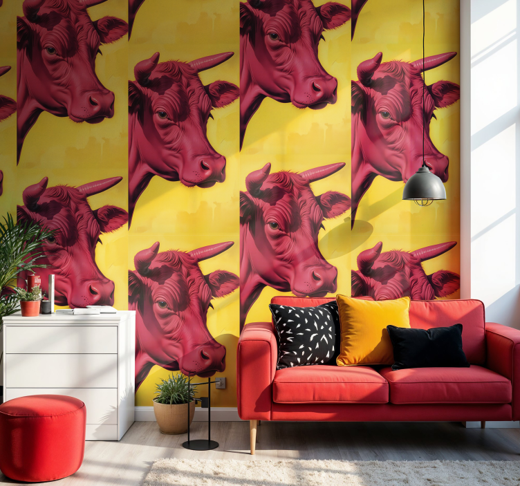 Carta da parati artistica manifesto pop art di andy warhol - TenStickers