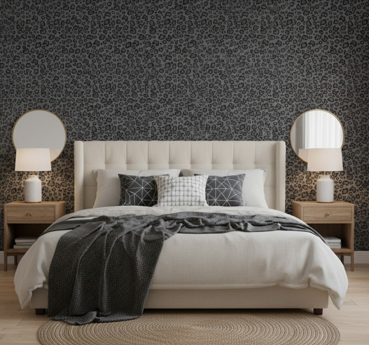 Carta da parati camera da letto eleganza animalier - TenStickers