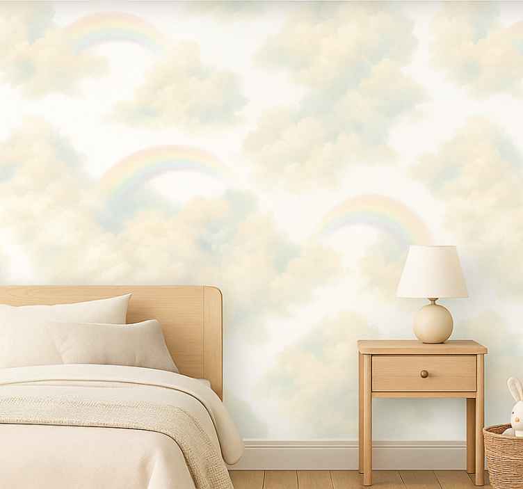 Carta da parati cameretta cielo colorato - TenStickers