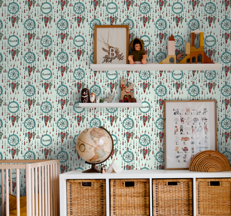 Carta da parati cameretta modelli acchiappasogni - TenStickers