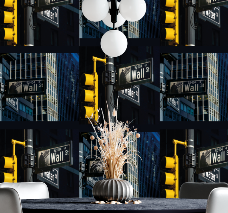 Carta da parati città incrocio urbano - TenStickers