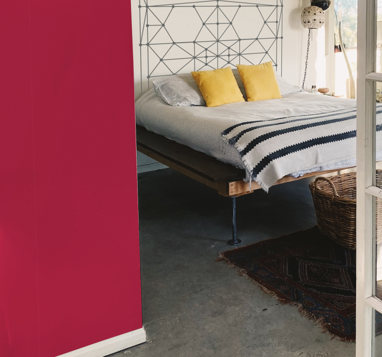 Carta da parati color magenta - TenStickers