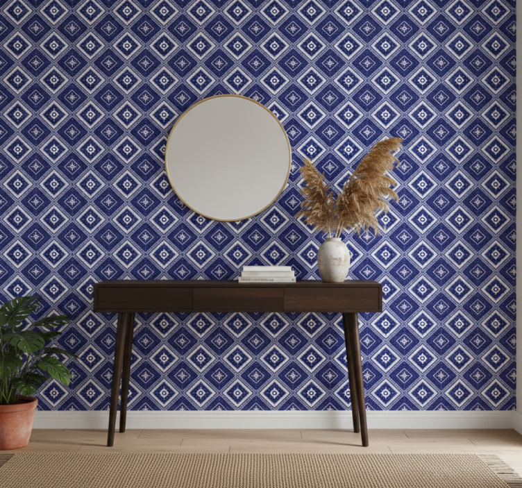 Carta da parati corridoio mosaico piastrelle moderne - TenStickers