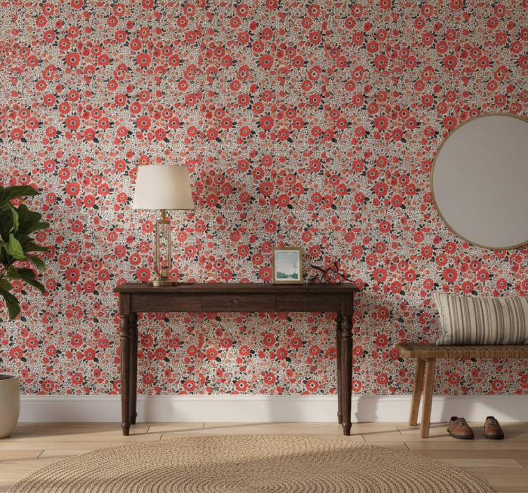 Carta da parati corridoio motivo cuccioli incantevoli - TenStickers