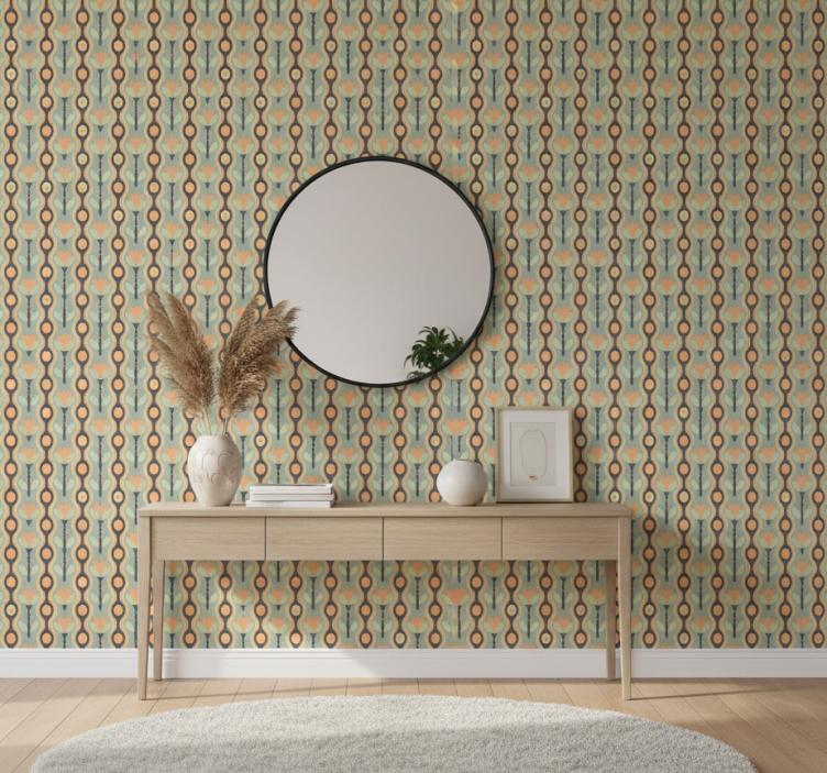 Carta da parati corridoio petali astratti rotolo - TenStickers