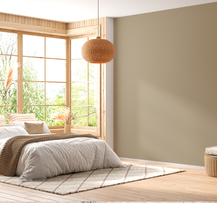 Carta da parati di colore beige - TenStickers