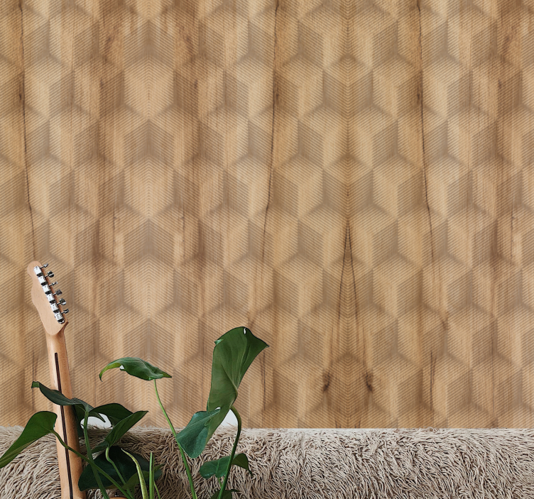 Carta da parati moderna texture motivo cubi 3d - TenStickers