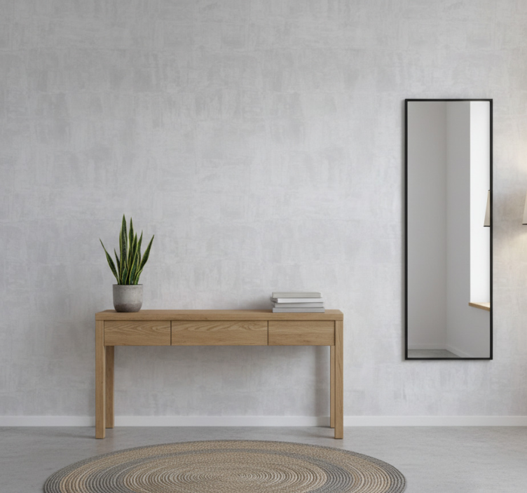 Carta da parati effetto pietra grigio chiaro - TenStickers