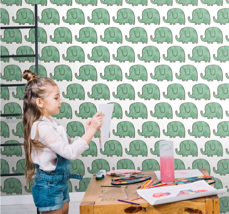 Carta da parati elefanti affascinanti elefanti - TenStickers
