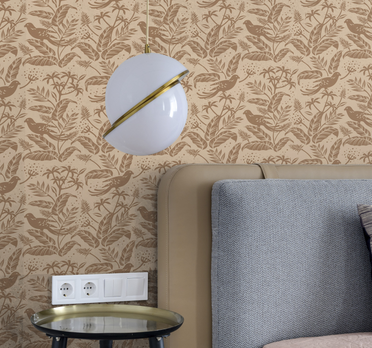 Carta da parati floreale incanto botanico - TenStickers