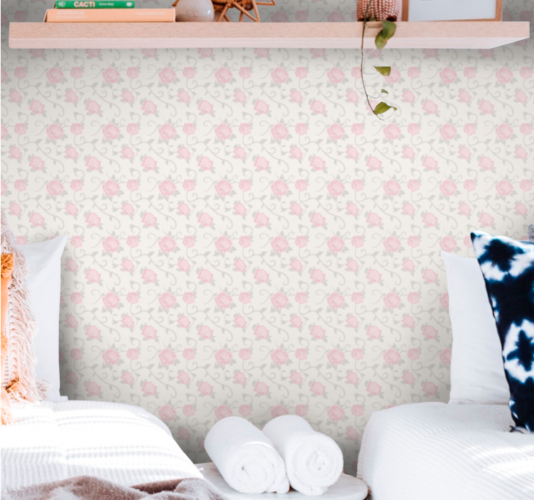 Carta da parati floreale fiori ornamentali - TenStickers