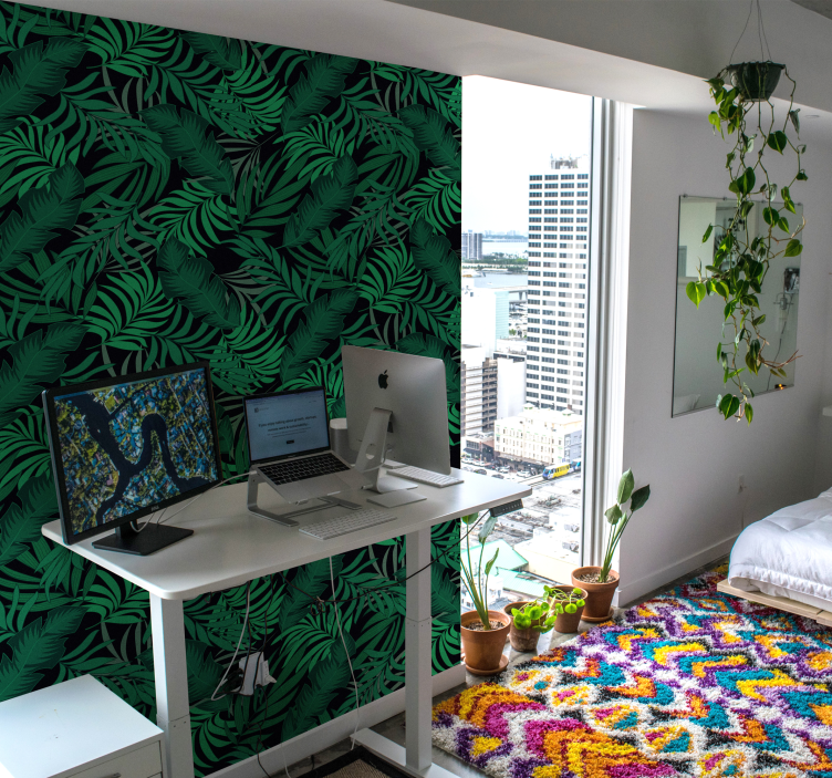 Carta da parati con tema di giungla - TenStickers