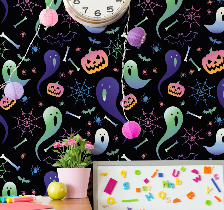 Carta da parati Halloween motivi di halloween - TenStickers