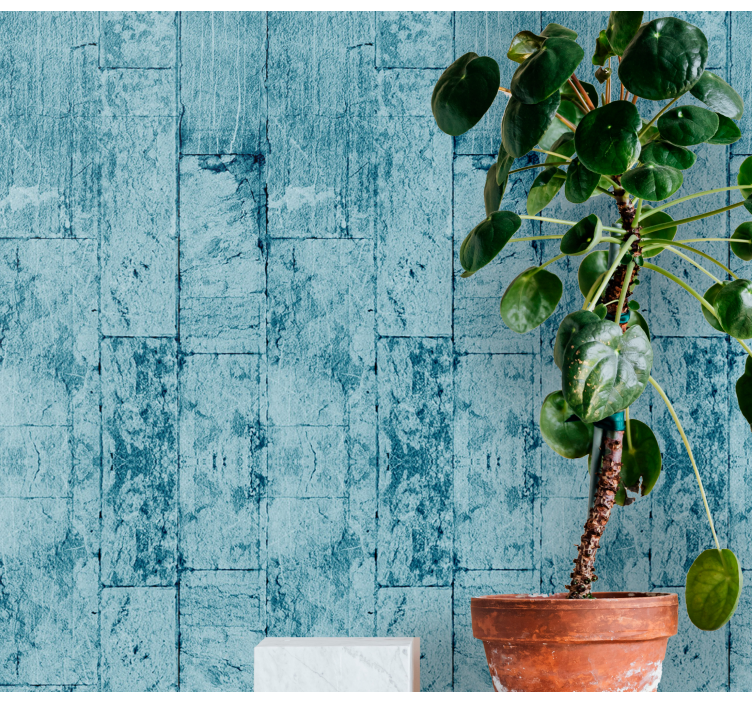 Carta da parati mattoni illusione di mattoni strutturati - TenStickers