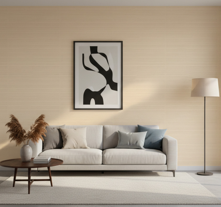 Carta da parati moderna beige - TenStickers