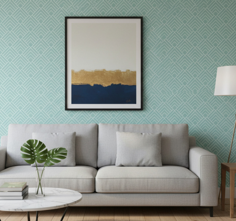 Carta da parati moderna stile geometrico - TenStickers