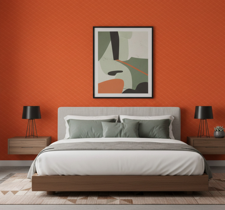 Carta da parati moderna texture carbonio verde - TenStickers