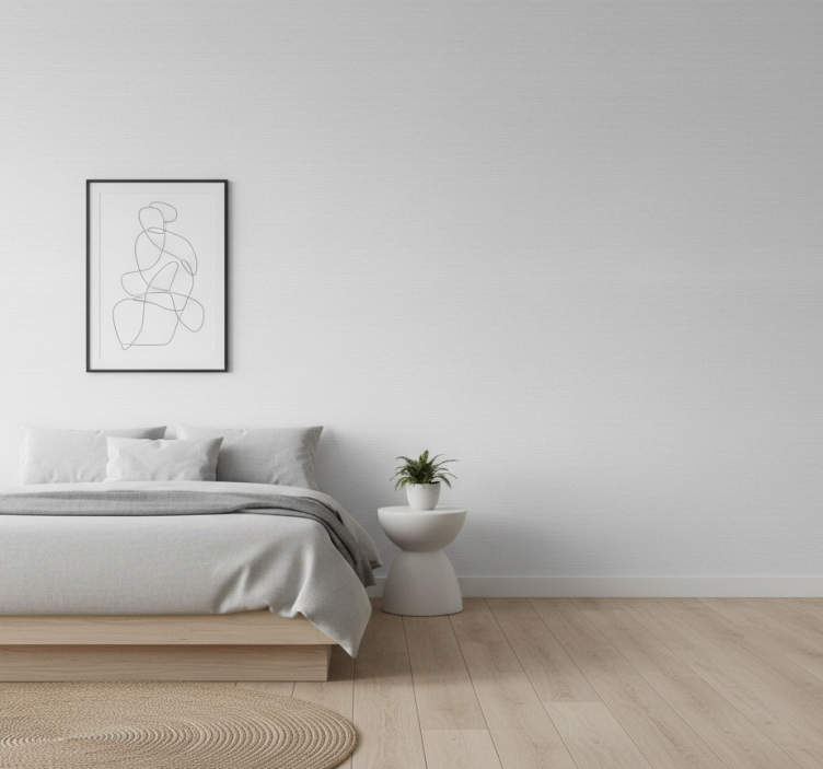 Carta da parati moderna texture effetto grigio japandi - TenStickers