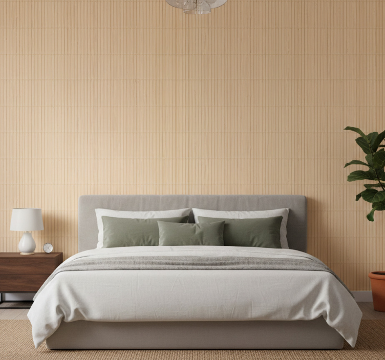 Carta da parati moderna texture motivo bamboo - TenStickers