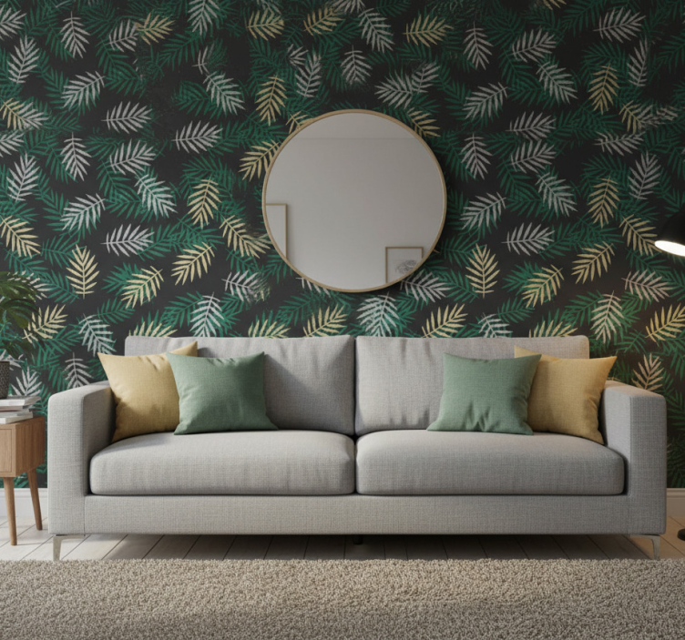 Carta da parati natura motivo vegetazione tropicale - TenStickers