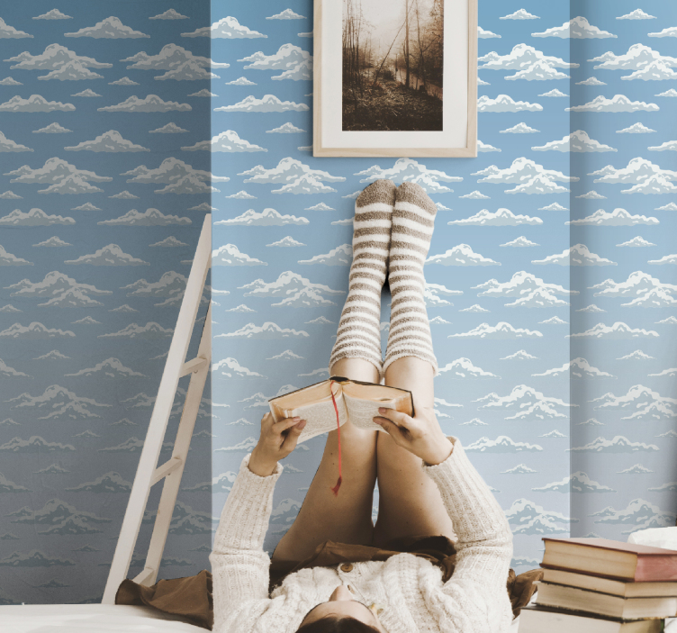 Carta da parati natura scena di cielo nuvoloso - TenStickers