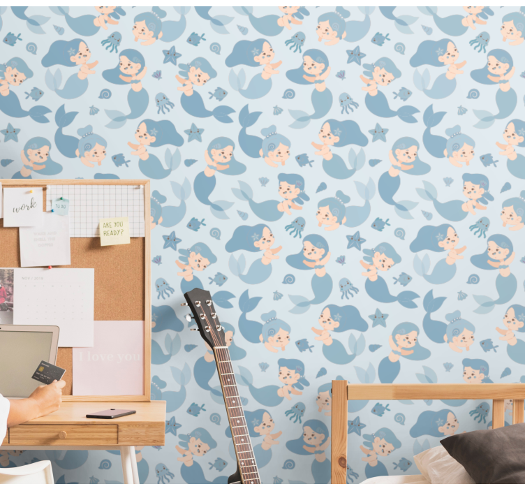 Carta da parati cameretta fantasia subacquea - TenStickers