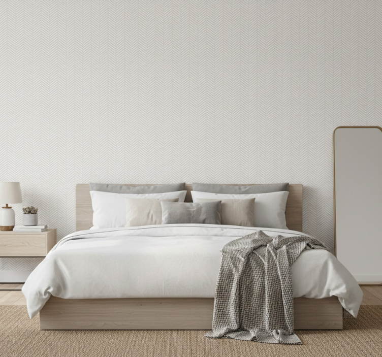 Carta da parati nordica linee grigie - TenStickers